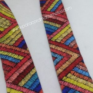 Recycled Baskılı Kolon 20 mm Etnik Desen Model D - Görsel 2