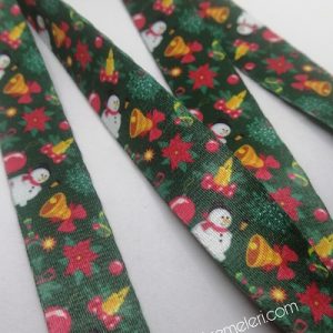 20 mm Recycled Baskılı Kolon Yeni Yıl Desen Model A - Görsel 3