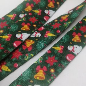 20 mm Recycled Baskılı Kolon Yeni Yıl Desen Model A - Görsel 1