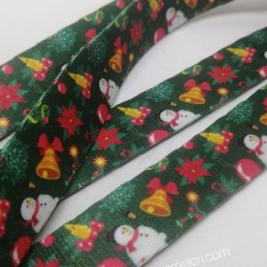 20 mm Recycled Baskılı Kolon Yeni Yıl Desen Model A - Görsel 2