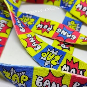 20 mm Recycled Baskılı Kolon Bang Bang Desen - Görsel 2