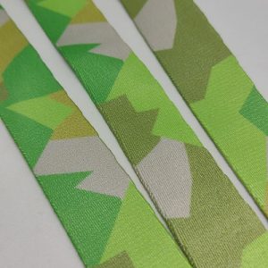 20 mm Recycled Baskılı Kolon Milenyum Yeşil Desen - Görsel 1