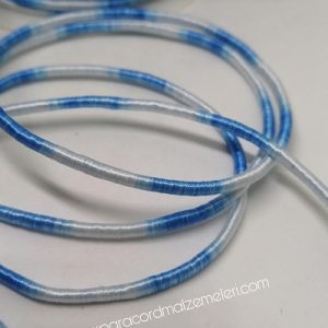 Rasta İplik 2 mm Ebruli Mavi Renk - Görsel 2