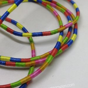 Rasta İplik 2 mm Gökkuşağı Renk - Görsel 2