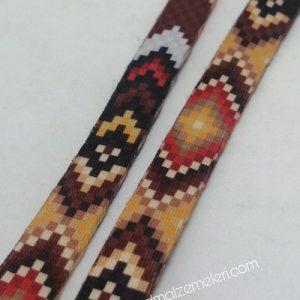 Recycled Baskılı Kolon 10 mm Etnik Desen Model A - Görsel 1