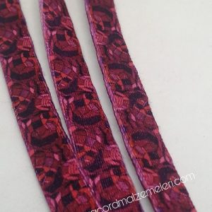 Recycled Baskılı Kolon 10 mm Bordo Milenyum Desen - Görsel 2