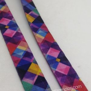 Recycled Baskılı Kolon 15 mm Rainbow Desen - Görsel 1