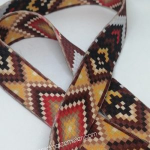 Recycled Baskılı Kolon 20 mm Etnik Desen Model A - Görsel 1