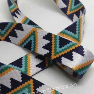 Recycled Baskılı Kolon 20 mm Etnik Desen Model B - Görsel 1