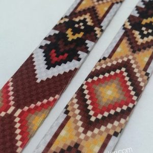 Recycled Baskılı Kolon 25 mm Etnik Desen Model A - Görsel 2