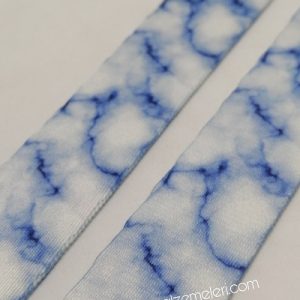 Recycled Baskılı Kolon 25 mm Okyanus Desen - Görsel 2