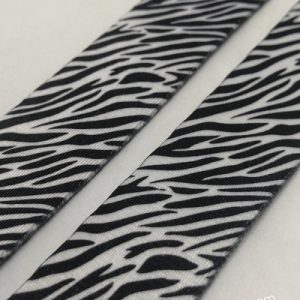 Recycled Baskılı Kolon 25 mm Zebra Desen - Görsel 1