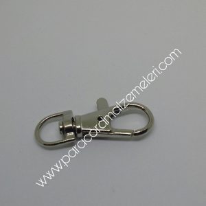 Paracord Anahtarlık ve Boyun Askı Aparatı Klips Model A Gümüş Renk - Görsel 6