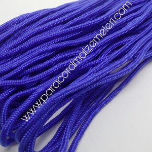 Paracord İp , Paracord Bileklik İpi Mavi Renk 2 mm - Görsel 1