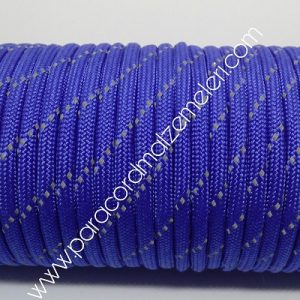 PARACORD 550 İP, Paraşüt Bileklik İpi Reflektörlü Mavi Renk - Görsel 1