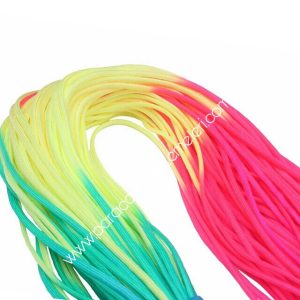 Paracord 550 İp, Paracord Paraşüt Bileklik İpi Gökkuşağı Renk Aralıklı - Görsel 5