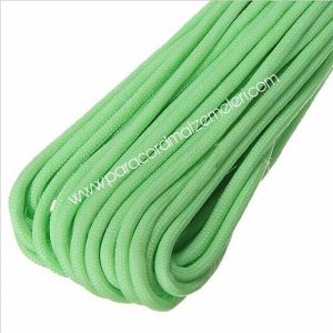 PARACORD 550 İP, Paraşüt Bileklik İpi Karanlıkta Yansıma Yeşil Renk - Görsel 2