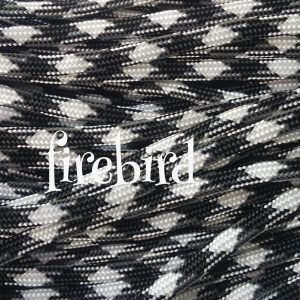 Paracord 550 Paraşüt Bileklik İpi Siyah Beyaz Renk - Görsel 1
