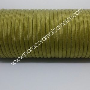 Paracord İp , Paracord 550 lb Paraşüt Bileklik İpi Açık Haki Yeşil Renk - Görsel 1