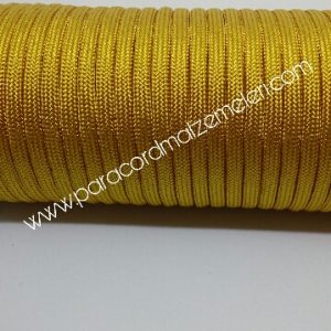 Paracord İp , Paracord 550 lb Paraşüt Bileklik İpi Hardal Renk - Görsel 1