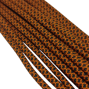 5 mm Paracord ip Kristal Turuncu Siyah Renk - Görsel 3