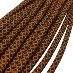 5 mm Paracord ip Kristal Turuncu Siyah Renk - Görsel 2