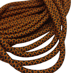 5 mm Paracord ip Kristal Turuncu Siyah Renk - Görsel 1
