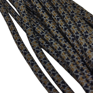 5 mm Paracord ip Kristal Desen Kahve Siyah Renk - Görsel 2