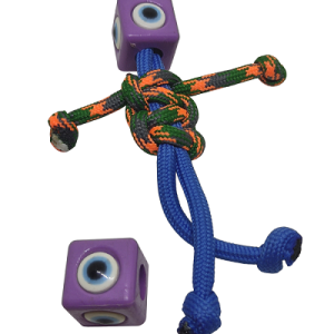 Paracord Aksesuar Nazar Boncuk Lila Renk - Görsel 1