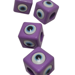 Paracord Aksesuar Nazar Boncuk Lila Renk - Görsel 3