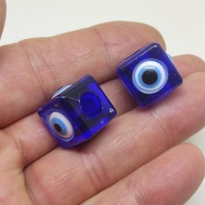 Paracord Aksesuar Nazar Boncuk Mavi Renk - Görsel 2