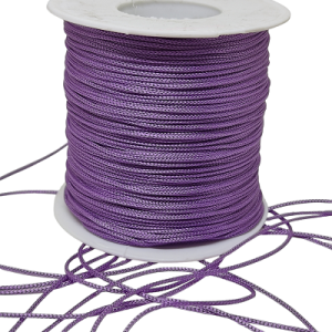 1 mm  Paracord Bileklik İpi, Paraşüt iplik Açık Mor Renk - Görsel 2