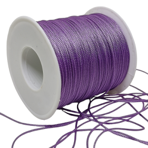 1 mm  Paracord Bileklik İpi, Paraşüt iplik Açık Mor Renk - Görsel 1