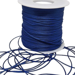 1 mm  Paracord Bileklik İpi, Paraşüt iplik Sax Mavi Renk - Görsel 2