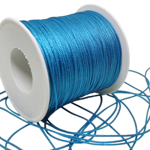 1 mm Paracord Bileklik İpi, Paraşüt iplik Turkuaz Mavi Renk - Görsel 1