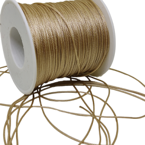 1 mm Paracord Bileklik İpi, Paraşüt iplik Krem Bej Renk - Görsel 1