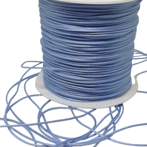 1 mm  Paracord Bileklik İpi, Paraşüt iplik Bebe Mavi Renk - Görsel 2