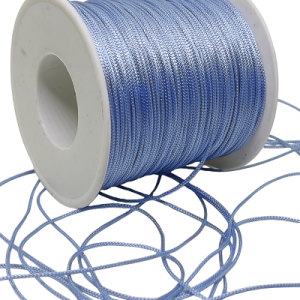 1 mm  Paracord Bileklik İpi, Paraşüt iplik Bebe Mavi Renk - Görsel 1
