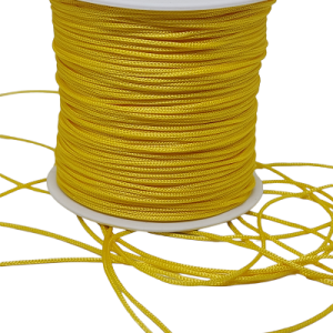 1 mm Paracord Bileklik İpi, Paraşüt iplik Sarı Renk - Görsel 2