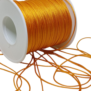 1 mm Paracord Bileklik İpi, Paraşüt iplik Turuncu Renk - Görsel 1