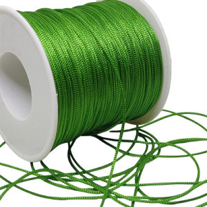 1 mm Paracord Bileklik İpi, Paraşüt iplik Yeşil Renk - Görsel 1