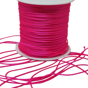 1 mm Paracord Bileklik İpi, Paraşüt iplik Neon Pembe Renk - Görsel 2
