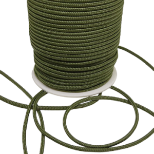2 mm Paracord İp Haki Yeşil Renk 50 Metre Makara Sargı - Görsel 2