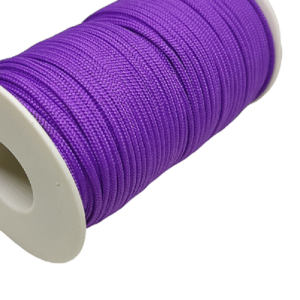 2 mm Paracord İp Koyu Mor Renk 50 Metre Makara Sargı - Görsel 1