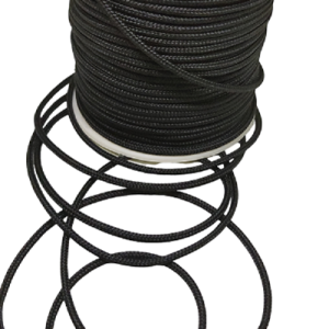 2 mm Paracord İp Siyah Renk 50 Metre Makara Sargı - Görsel 2