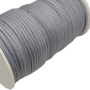 2 mm Paracord İp Açık Gri Renk 50 Metre Makara Sargı - Görsel 1