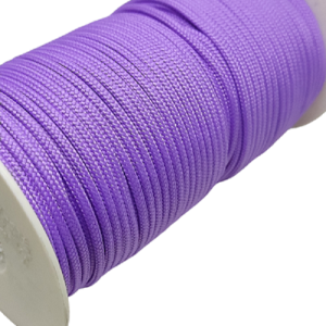 2 mm Paracord İp Mor Renk 50 Metre Makara Sargı - Görsel 1
