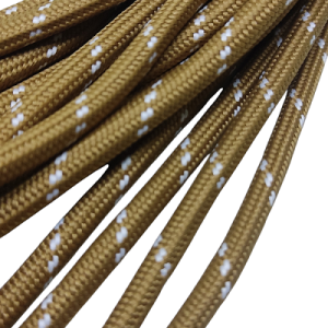 6 mm Paracord ip Açık Kahve Renk Şerit Desen - Görsel 2