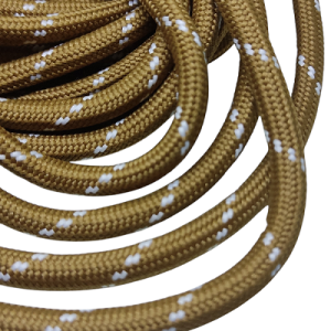 6 mm Paracord ip Açık Kahve Renk Şerit Desen - Görsel 1