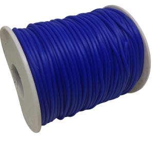 2 mm Silikon İplik Koyu Mavi Renk 50 Metre - Görsel 1